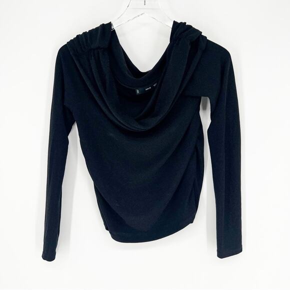 Mango Glitter Off the Shoulder Top XL Black - Picture 2 of 5